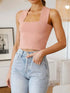 'Riley' Crop Tank Top - Celes Fashion